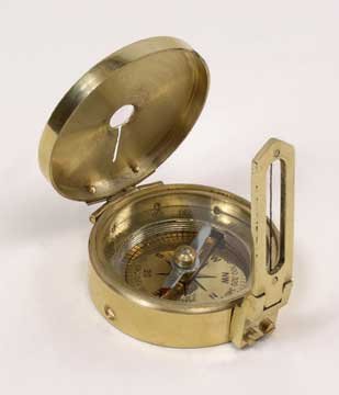 NEW COMPASS W BRASS FINISH