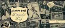 Canada Dry Gingerale Soda Blotter 1930s