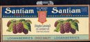 Vintage FRAMED SANTIAM GRAPE Loganberries Can