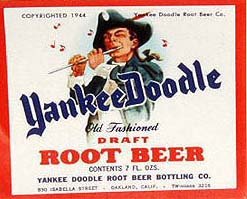 Yankee Doodle Soda Labels