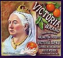 VINTAGE QUEEN VICTORIA ORANGE CITRUS CRATE
