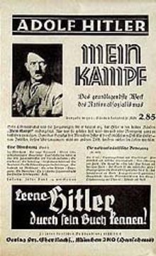 VINTAGE ADOLPH HITLER MEIN KAMPF Poster