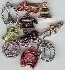 Metallic Gumball Vending Charms