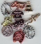 Metallic Gumball Vending Charms