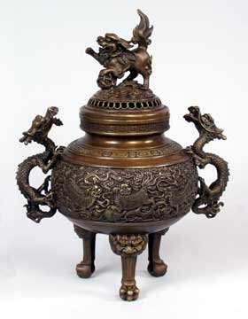 Bronze Chinese Incense Burner