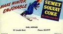 Coca-Cola Ski Blotter 1940s