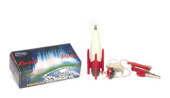 Crystal Rocket Radio Miniman Model MG-304