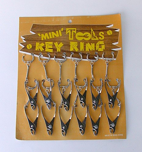 Mini Tools Pliers Key Ring Store Display