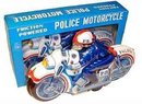 Tin Litho Motorcylce Toy in Box