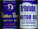 Oil Can Displays / Britelube Mother Penn Vintage Cans