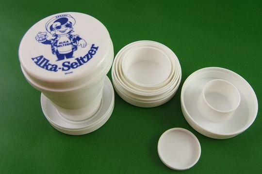 Speedy Alka Seltzer Pill Cup / Vintage Medical