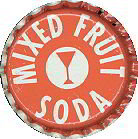 Mixed Fruit Soda Bottle Caps