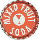 Mixed Fruit Soda Bottle Caps