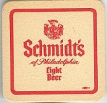 Schmidt's Beer Coaster