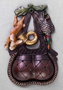 CAST IRON HUNTER'S MATCH HOLDER