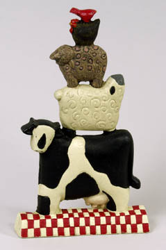 CAST IRON COW DOOR STOP