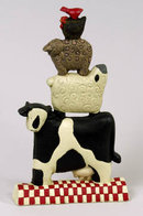 CAST IRON COW DOOR STOP