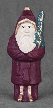 2 SANTA CLAUS CAST IRON BANKS