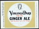 Virginia Dare Gingerale Soda Label