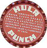 Hula Fruit Punch Soda Bottle Caps 1960s