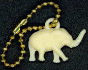 Celluloid Elephant Toy Charm
