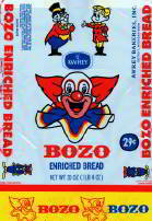 Bozo The Clown Bread Bags - Larry Harmon