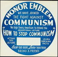 Stop Communism McCarthy Poster