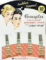 Gayla Bobby Pins Store hair Display