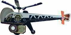Highway Patrol Helicopter Toy - Friction Motor
