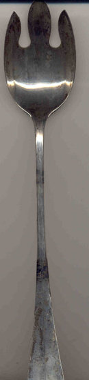 W.A. ITALY MEAT FORK - ANTIQUE - THREE PRONG - KITCHEN - VINTAGE