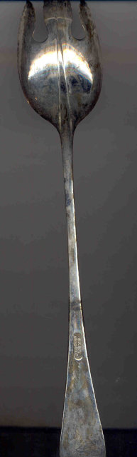 W.A. ITALY MEAT FORK - ANTIQUE - THREE PRONG - KITCHEN - VINTAGE