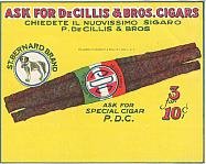 ST. BERNARD CIGAR LABEL - VINTAGE ADVERTISING