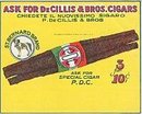 ST. BERNARD CIGAR LABEL - VINTAGE ADVERTISING