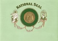VINTAGE CIGAR LABEL - NATIONAL SEAL SUPREME
