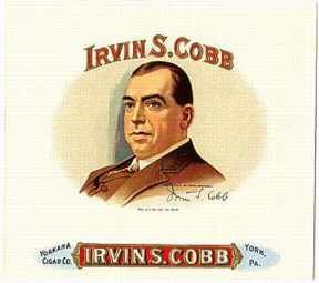 Irvin S. Cobb Tobacco Cigar Label