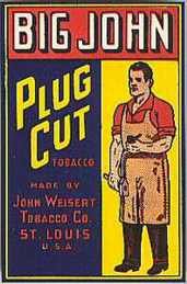 Big John Tobacco Plug Labels