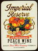 Imperial Peach Wine Label