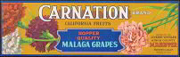 Carnation Grape Crate Label