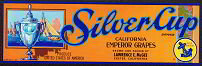 Silver Cup Grape Crate Label