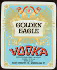 Golden Eagle Vodka Label