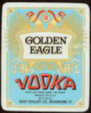 Golden Eagle Vodka Label
