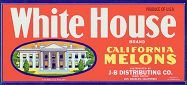 White House Melons Label