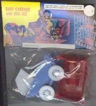 Toy Baby Carriage in Original Pack 1960s