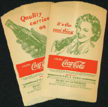 Coca-Cola Soda Dry Servers 1940s