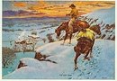 LOST TRAIL PRINT / VINTAGE ART DONAHUE