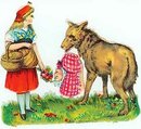 STORY DIECUT PICTURES / 12 VINTAGE STORYBOOK