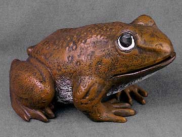 Cast Iron Frog Statue