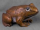 Cast Iron Frog Statue