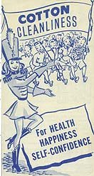 Cotton Cleanliness Booklet 1950 Majorette