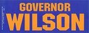 GOVERNOR WILSON STICKER / VINTAGE POLITICAL